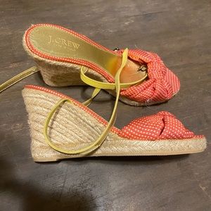 J crew wedges